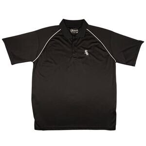 Chicago White Sox Polo Men's XXL Black MLB Genuine Merchandise‎ True Fan Shirt